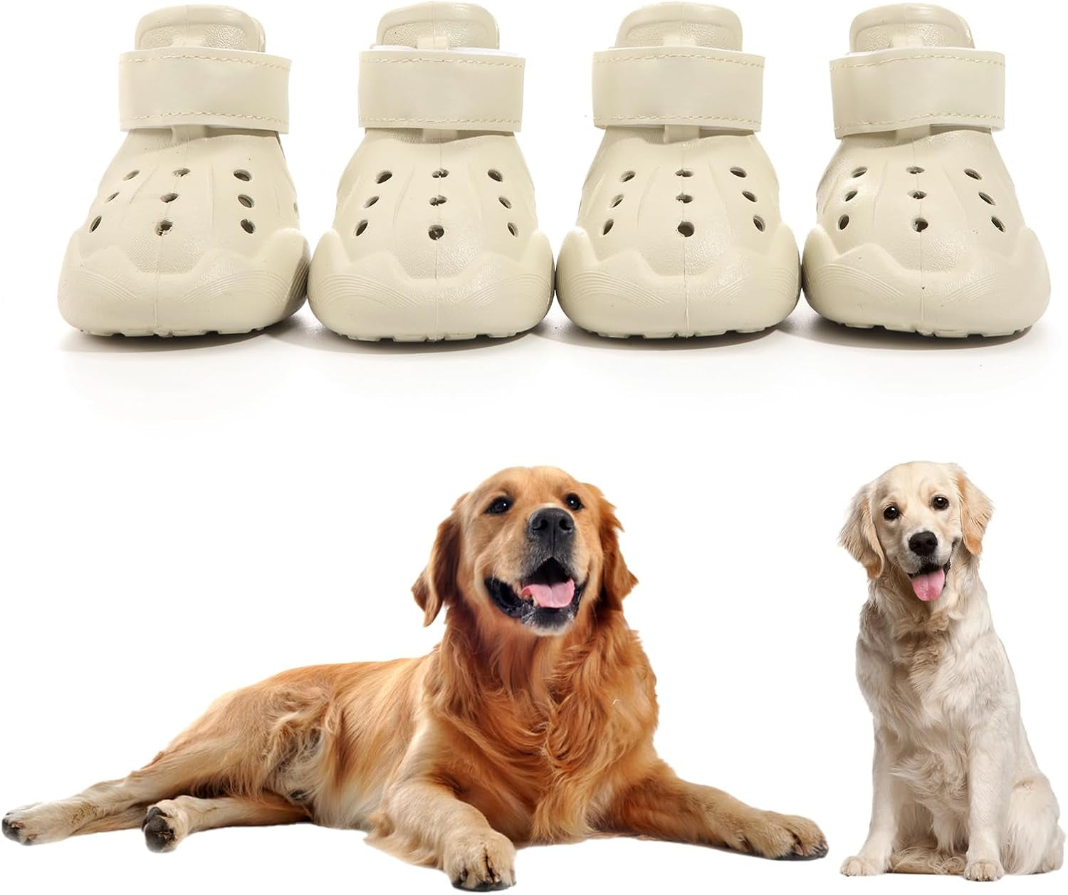 Adventure Croc-Style Dog Shoes – Breathable Paw Protection
