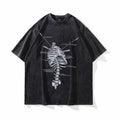 Vintage Streetwear Graffiti T-Shirt for Men