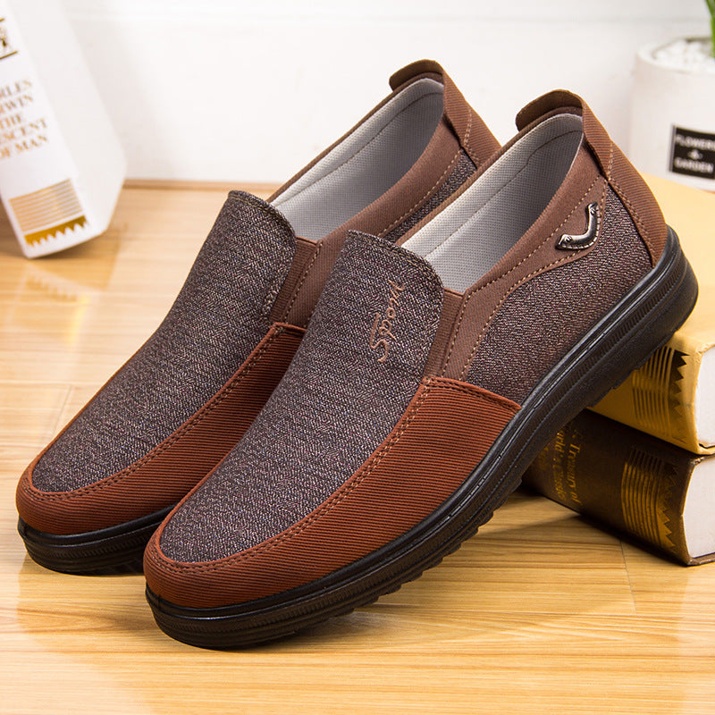 Men's Shoes Large Size Breathable Low-Help Casual Cloth Shoes
