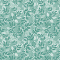 Mountain Foliage Teal Cotton 44"/45" Fabric Per Yard