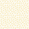 Flutter By White/Maize Cotton 44"/45" Fabric Per Yard