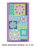 Ruler Panel Multi Twilight Serenade 24" x 43"