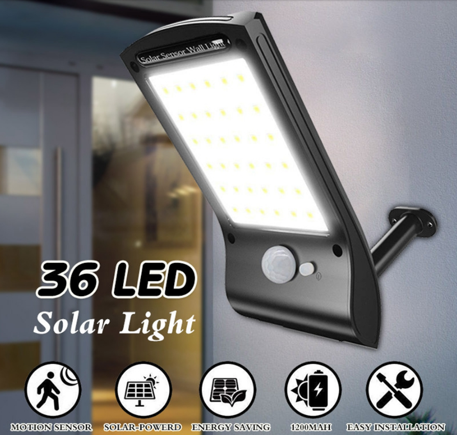 Motion Sensor Outdoor Garden Light with 36 LEDs