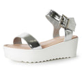 J. Adams Surf Platform Sandals Heeled Sandals for Women - Chunky Mid Heel Sandal Wedges for Women - Women Footwear Platform Shoes - Summer Shoes for Women - Jelly Sandals