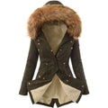 Slim Warm Hooded Padded Jacket for Women