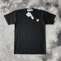 Cotton Heart Embroidered T-Shirt for Couples (Women)