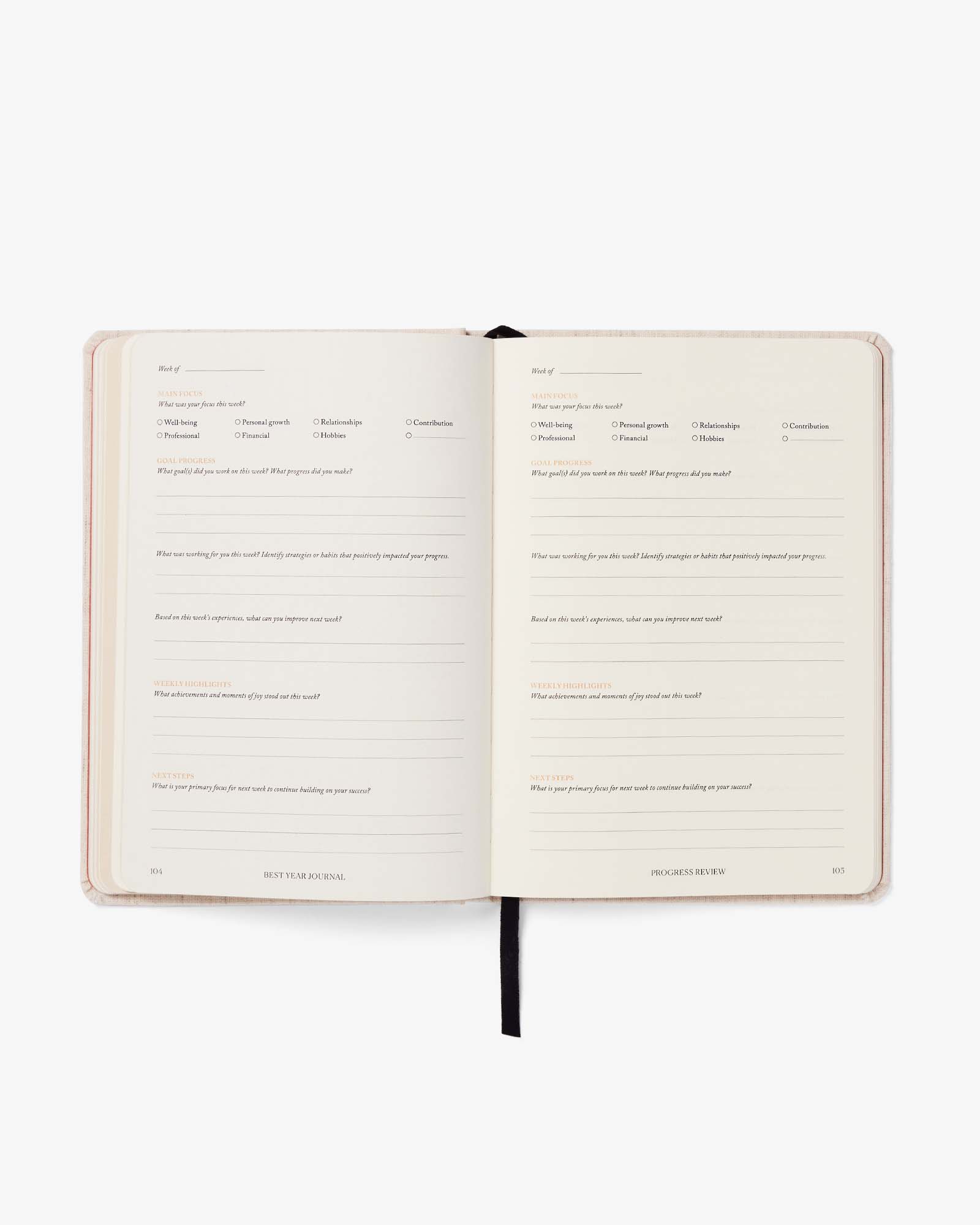Best Year Journal - Pink