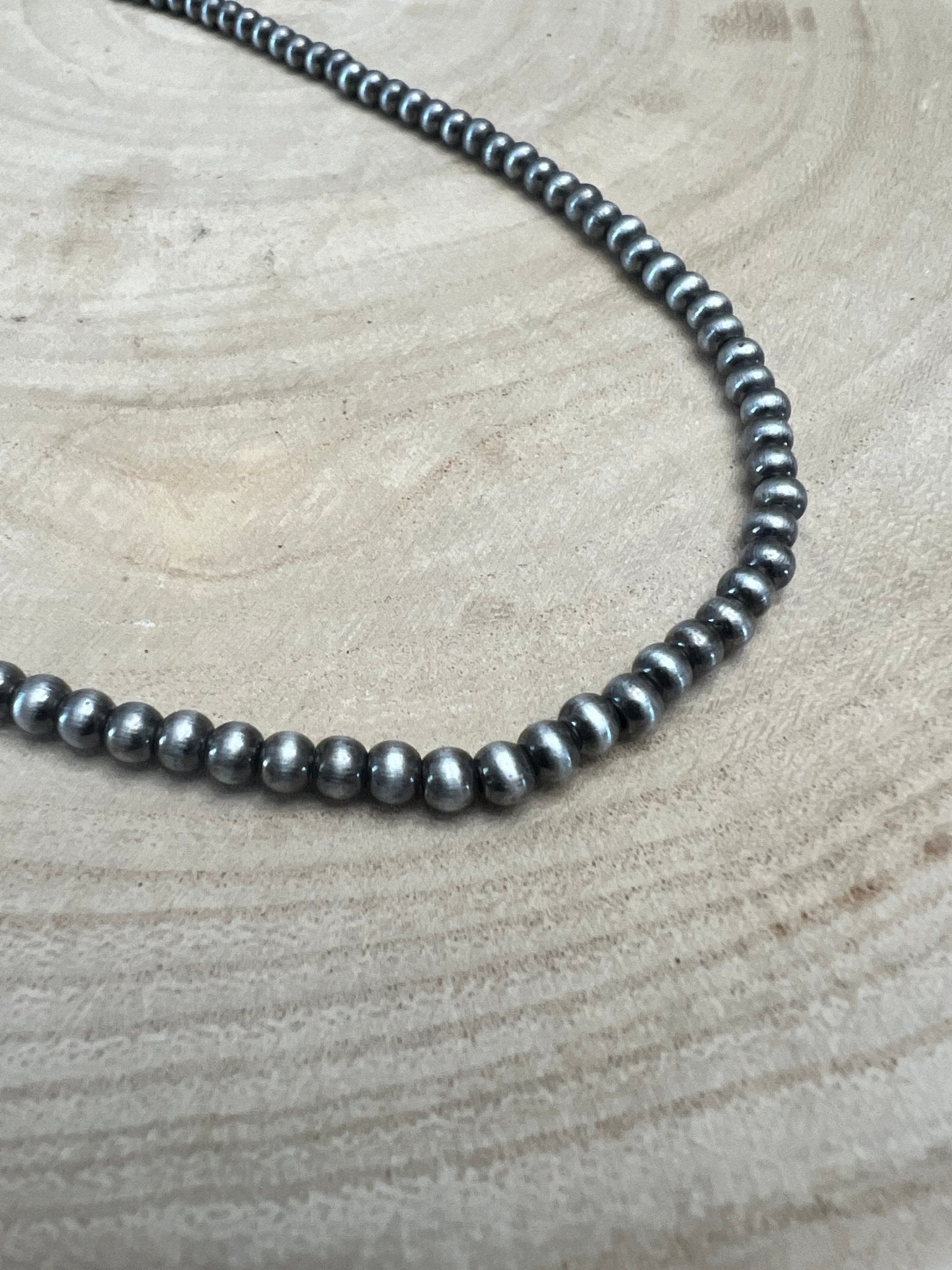 4mm Faux Pearls Necklace - 16 Inch + 3