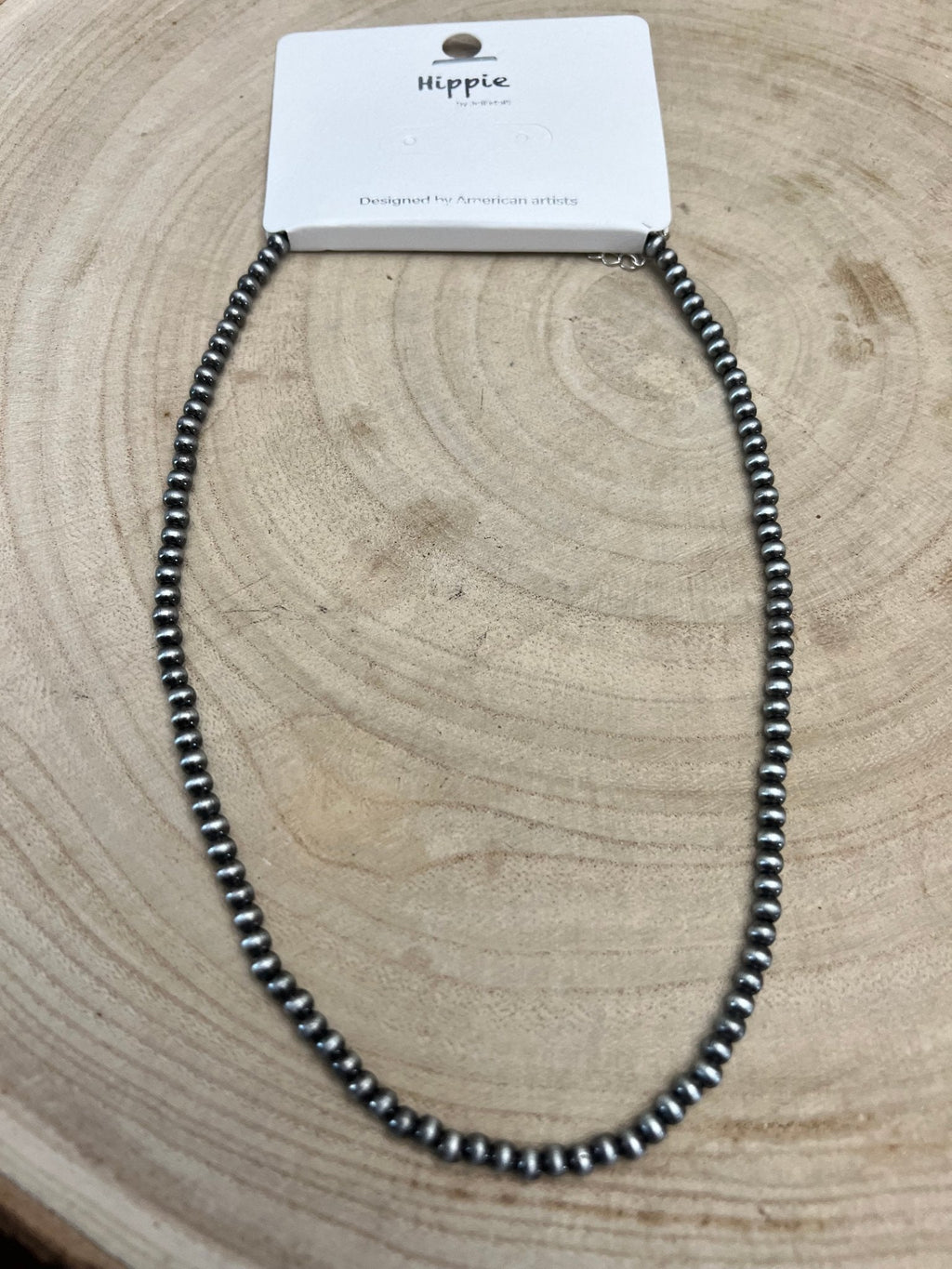 4mm Faux Pearls Necklace - 16 Inch + 3
