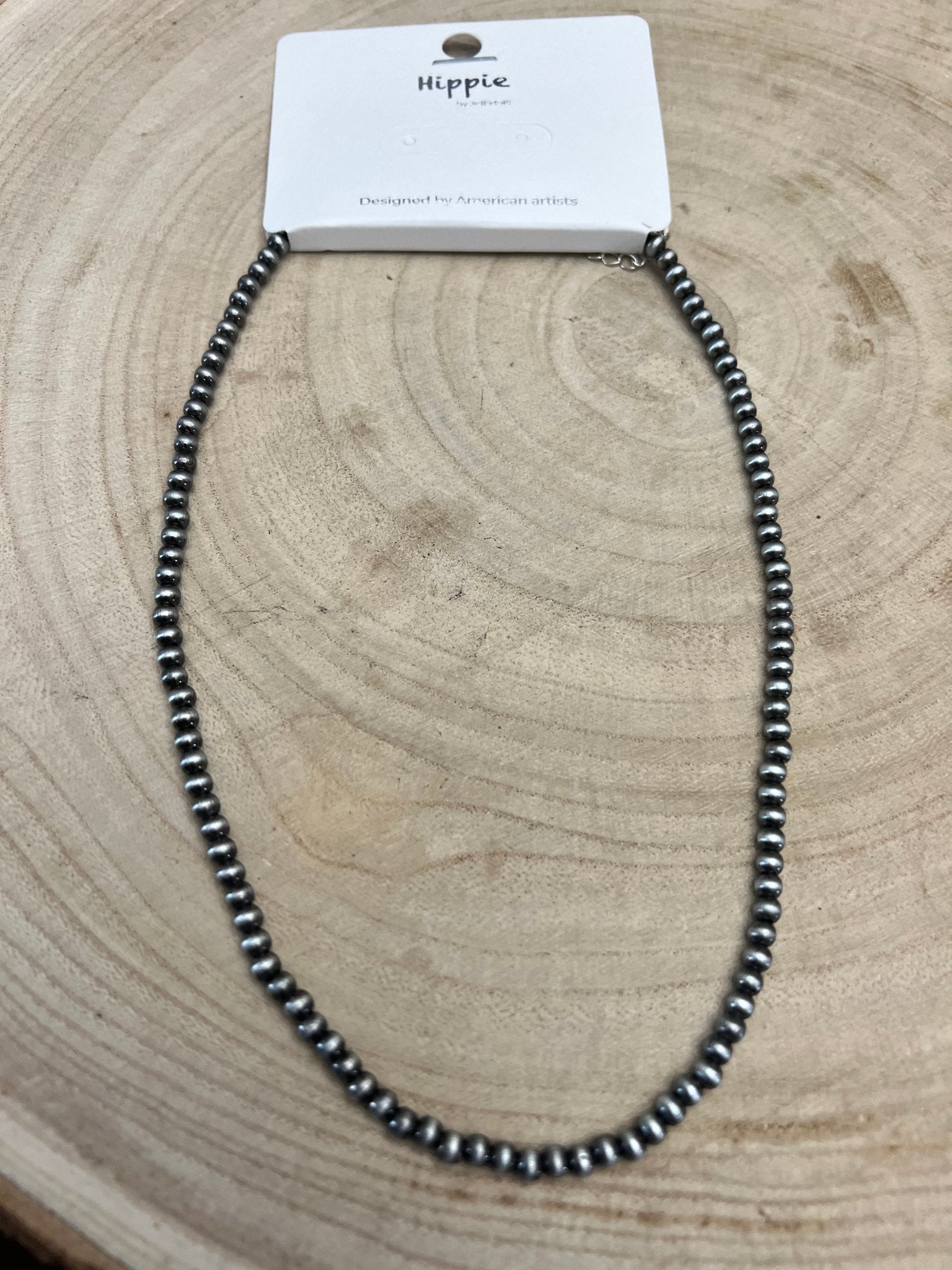 4mm Faux Pearls Necklace - 16 Inch + 3