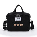 Waterproof Mother-Child Bag with Embroidered Bear Design