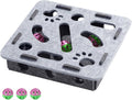 Interactive Cat Puzzle Toy – Felt Scratch Enrichment Box