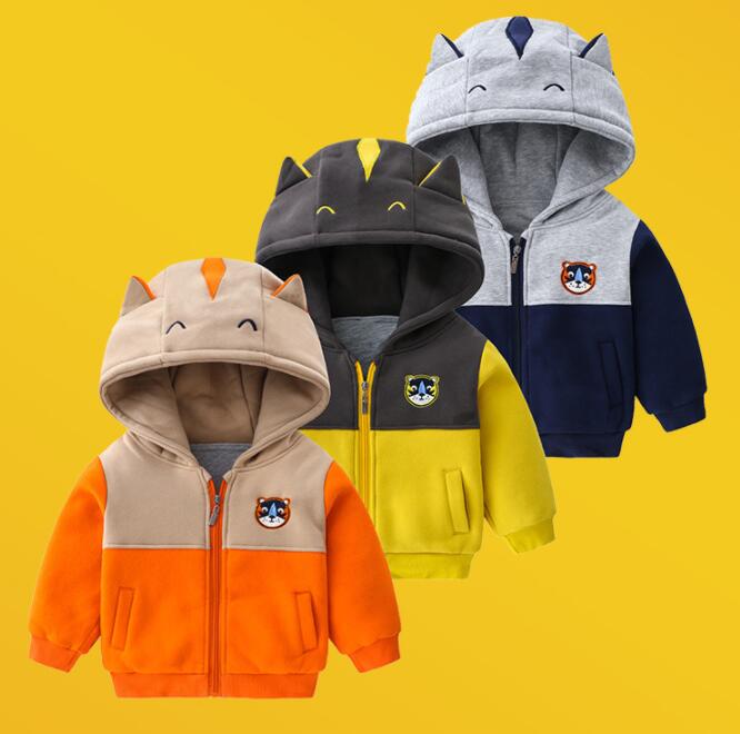 Simple Padded Hooded Jacket for Kids