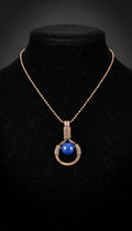 Wire Wrapped Small 8mm Crystal Necklace