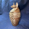 Egyptian Jackal Dummy Canopic Jar