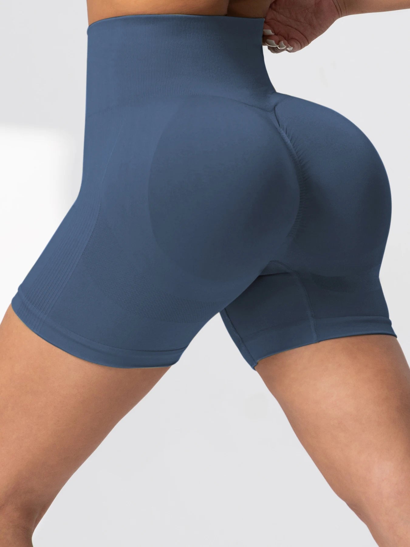 Women Seamless Gym Wear Hight Waist Yoga Bike Sports Workout Fitness Leggings Running Hip Lift Tights