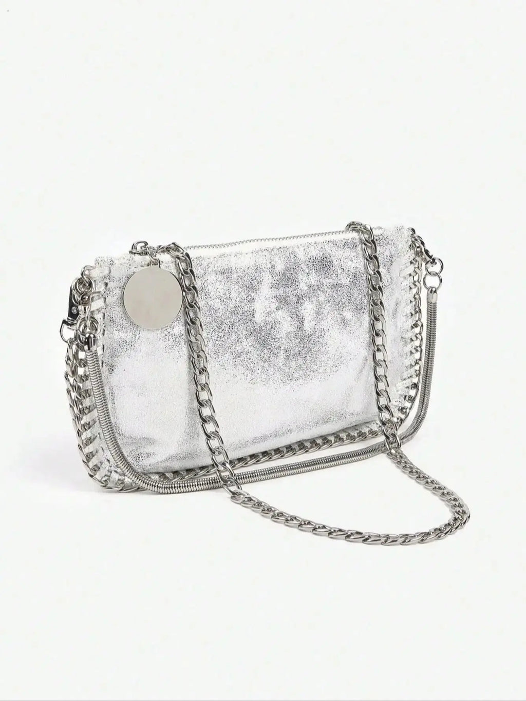 Women's handbags, vegan chain shoulder bag, chain bag, soft bag new chain shoulder bag