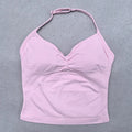 Adjustable Open Back Yoga Top Moisture Wicking Gym Tank