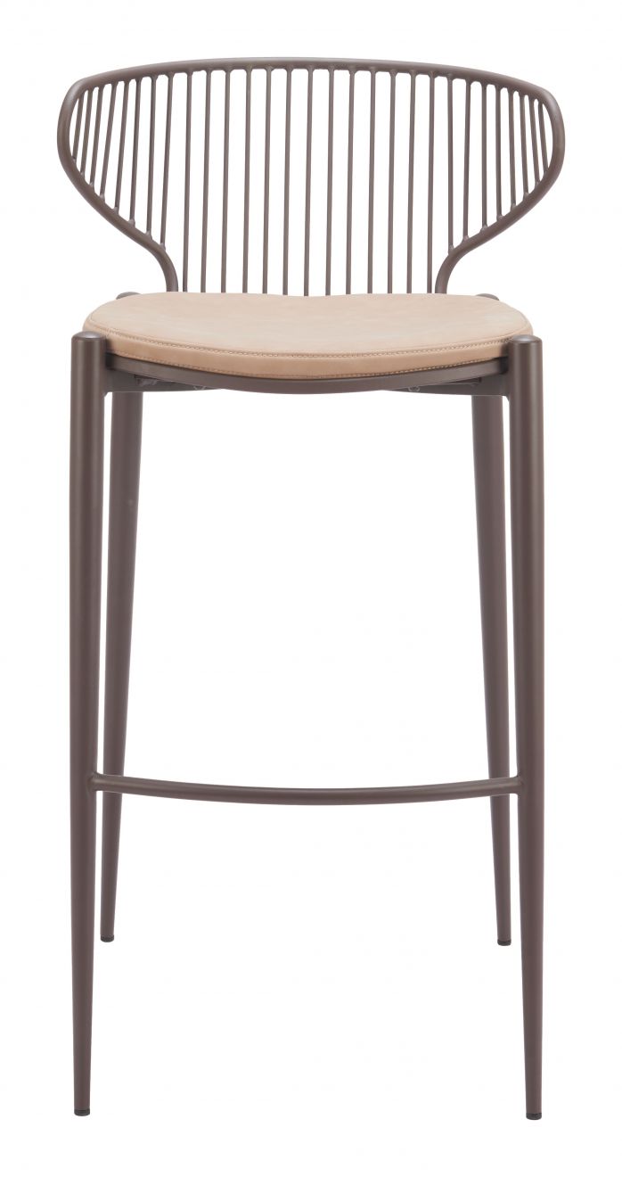 Silues Faux Leather Barstool 2PC