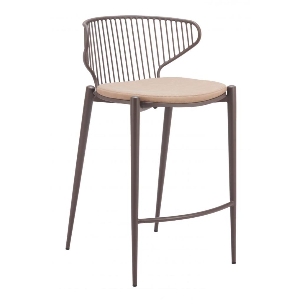 Silues Faux Leather Counter Stool 2PC