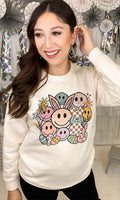 Smiley Easter Bunny Sweatshirt