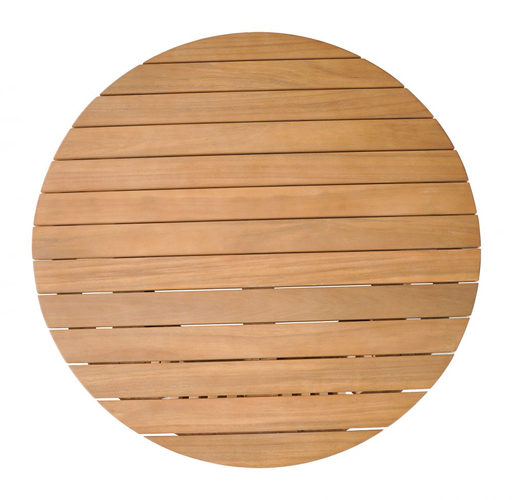 Zahara Natural Wooden Round Coffee Table