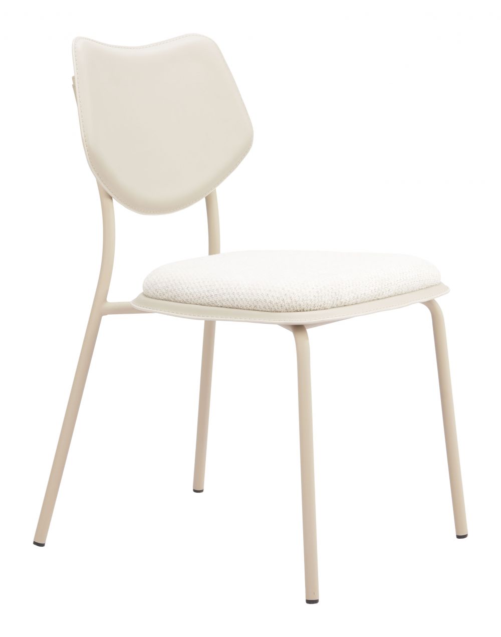 Zeal White Faux Leather Dining Chair 4PC