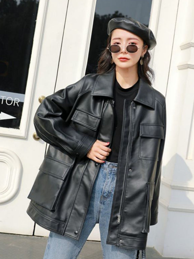 Stylish and Versatile Slim Women's Street Jackets