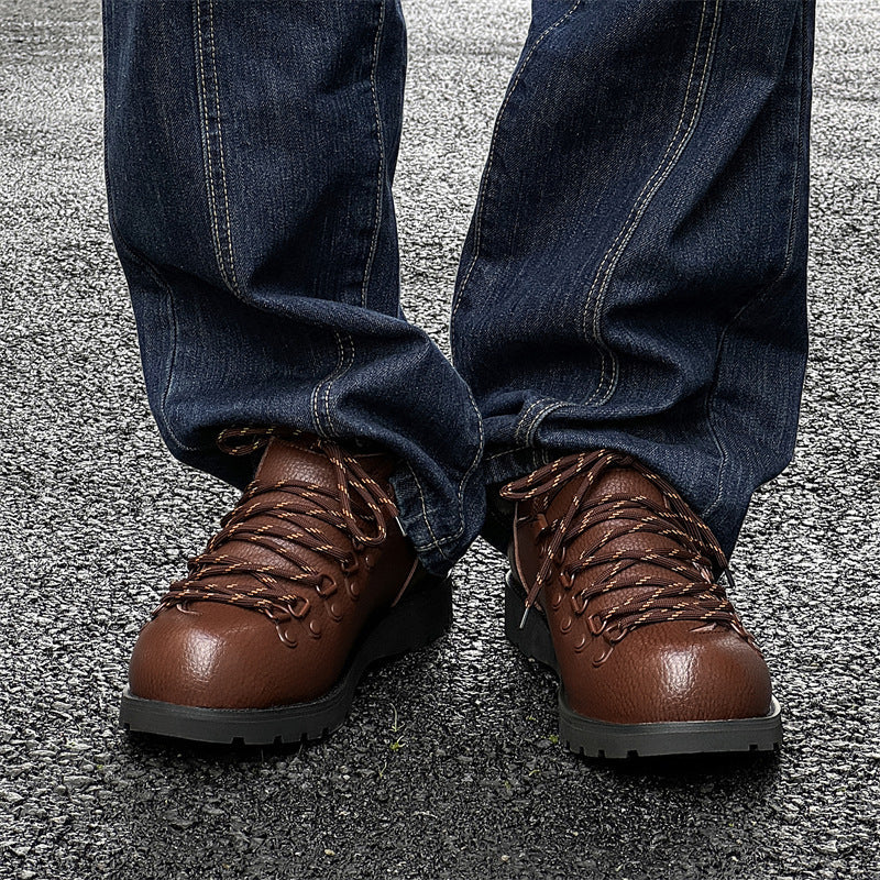 British-style Men's Shoes, Edgy And Stylish Leather Shoes For Men