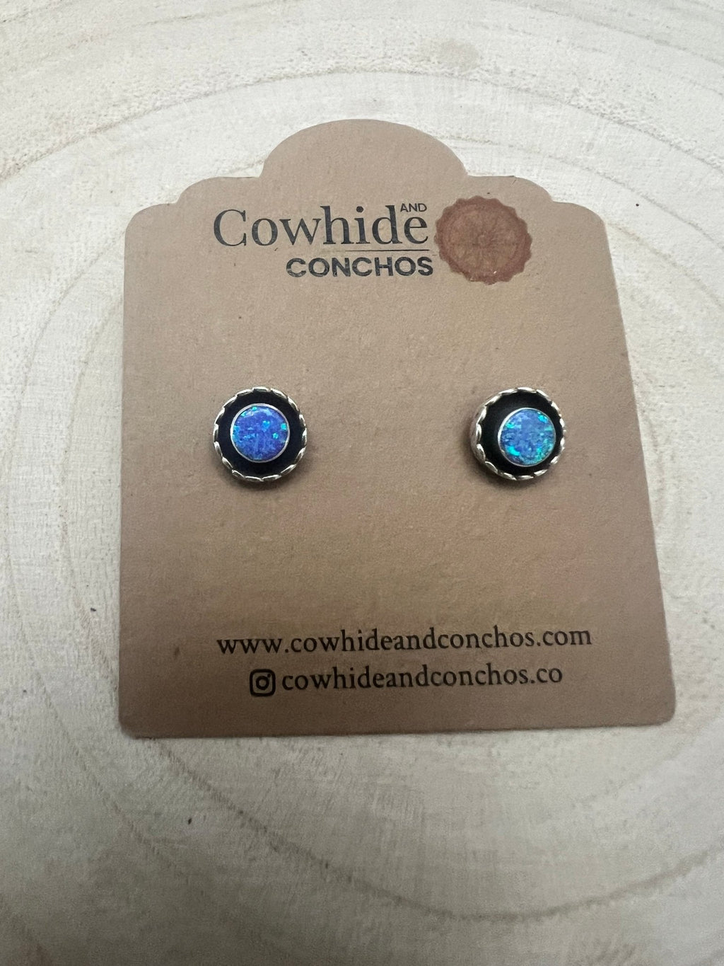 Carina Leekity Opalite Post Earrings - Small but not petite