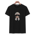 Plus Size Women's Rhinestone Character T-Shirt Fashion