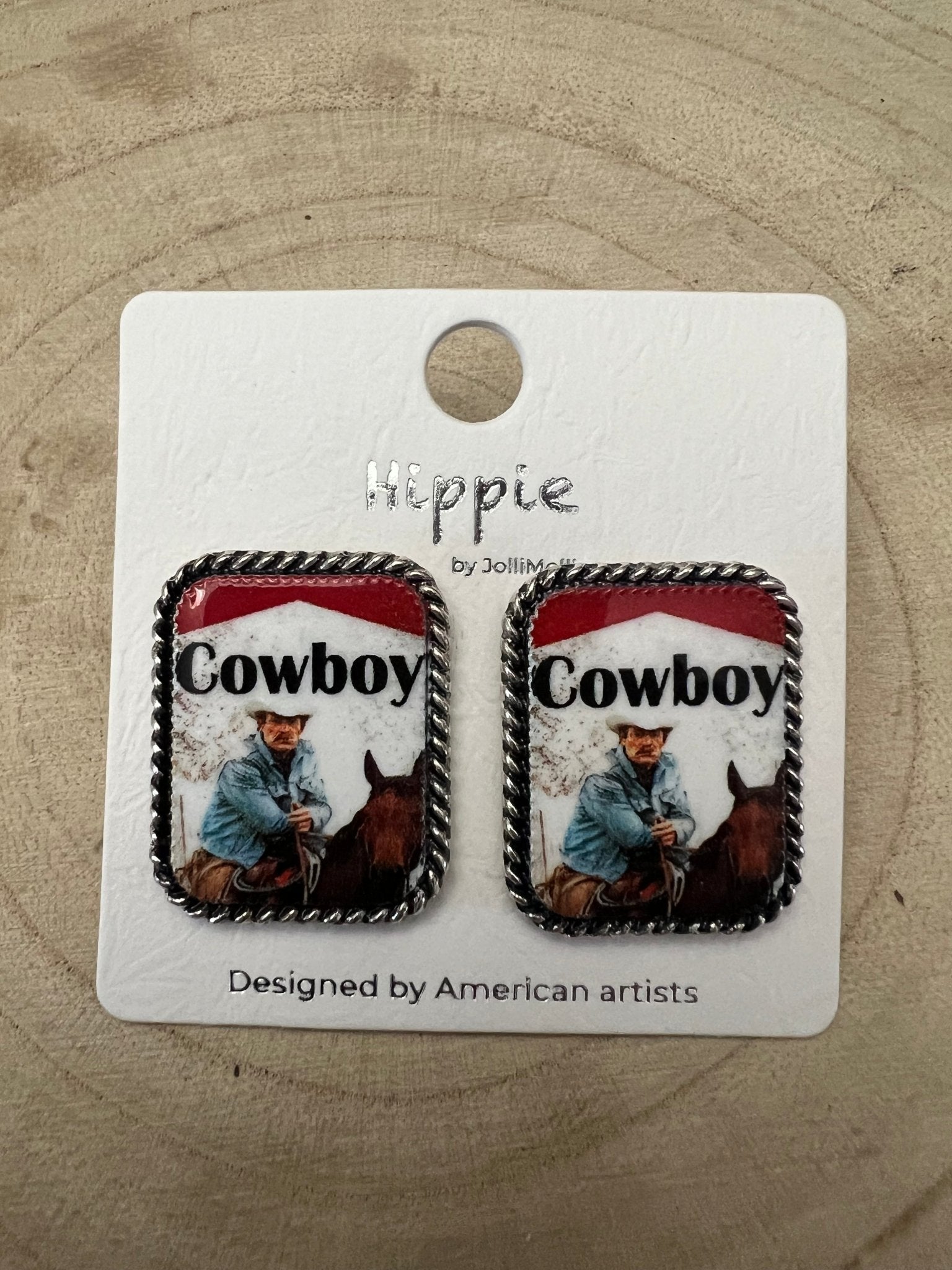 Cowboy Cigarette Fashion Earrings