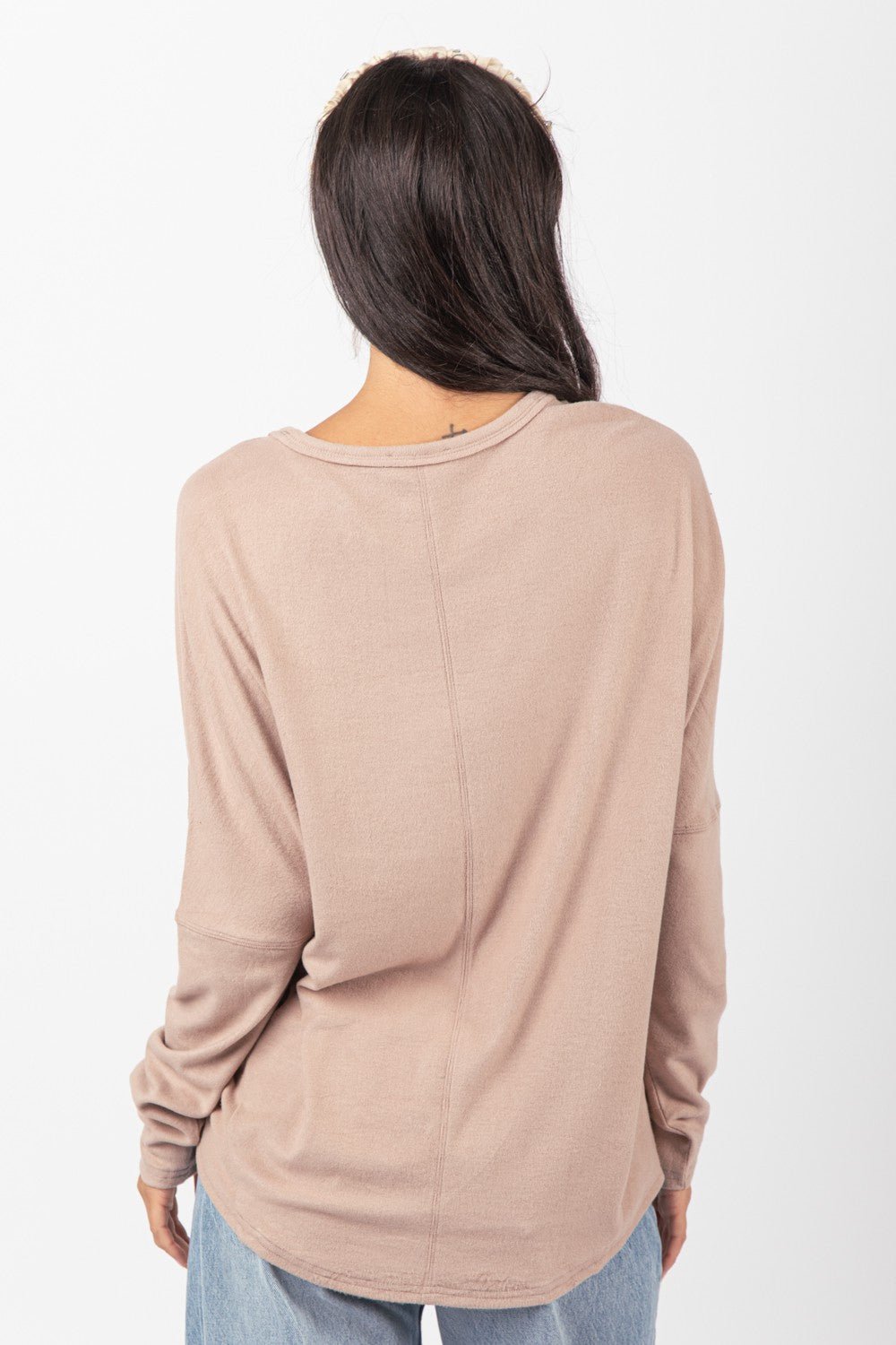 Dolman Sleeve Oversized Top - Wine - Small and Medium available