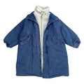 Girls Denim Trench Coat