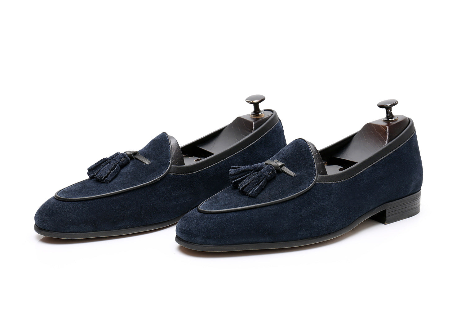British-style Genuine Leather Business-casual Shoes For Men, Instagram-worthy Suede
