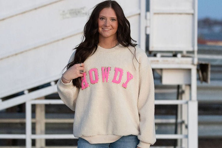 Howdy Sherpa Pullover - XL remains