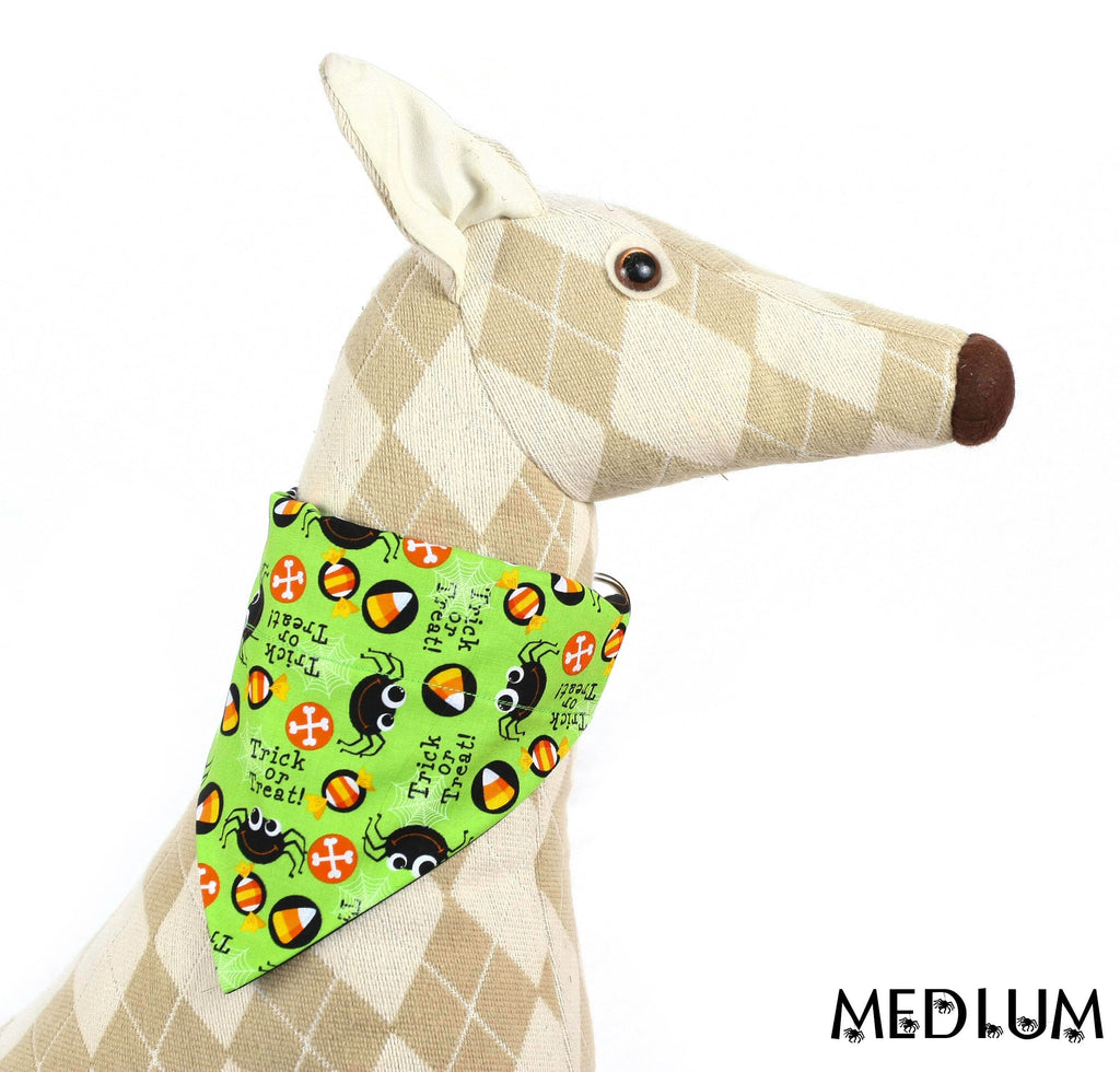 Trick Or Treat Spiders Pet Scarf-3