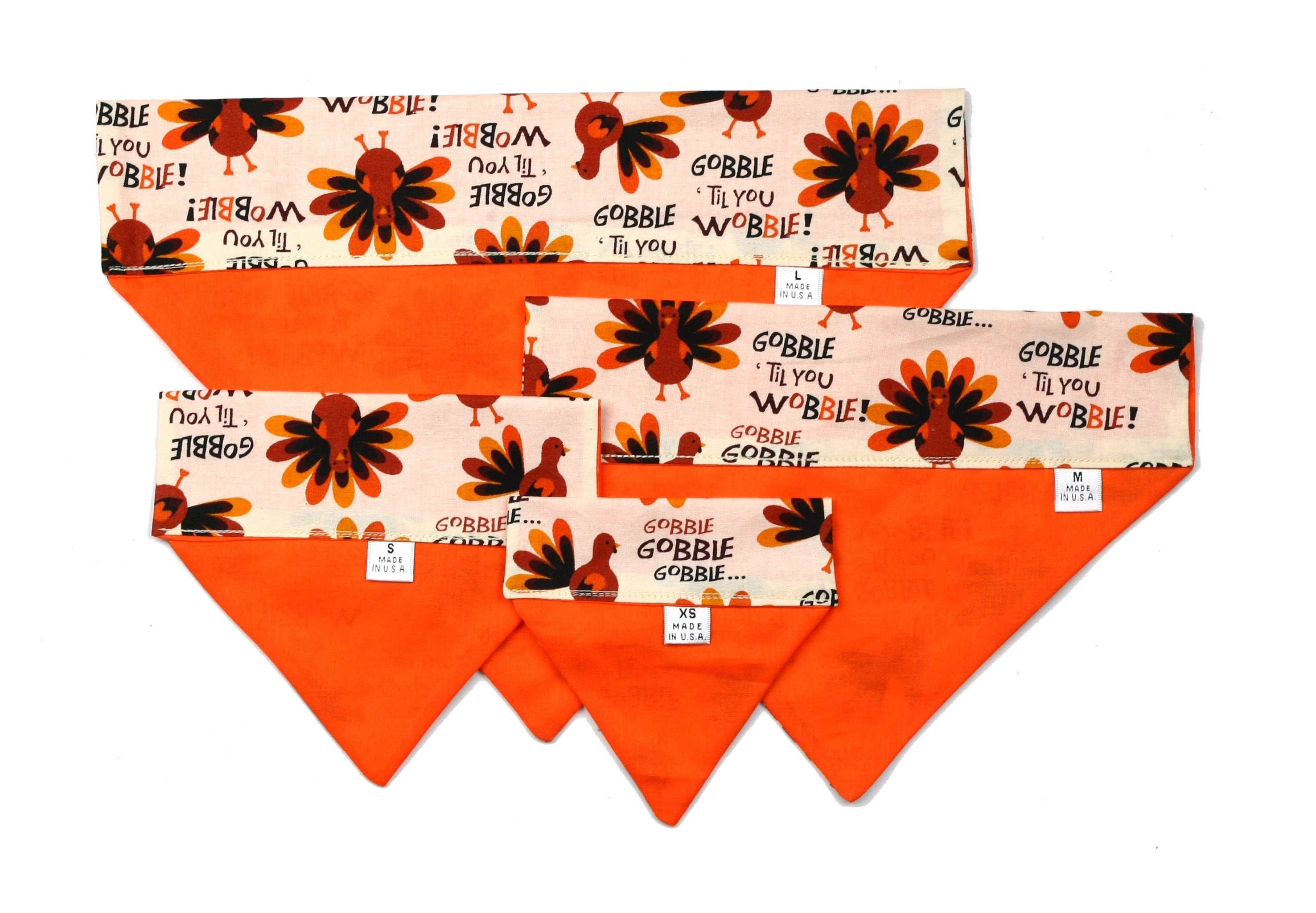 Gobble Til You Wobble Pet Scarf-4