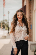 Let'r Buck Chiffon Blouse