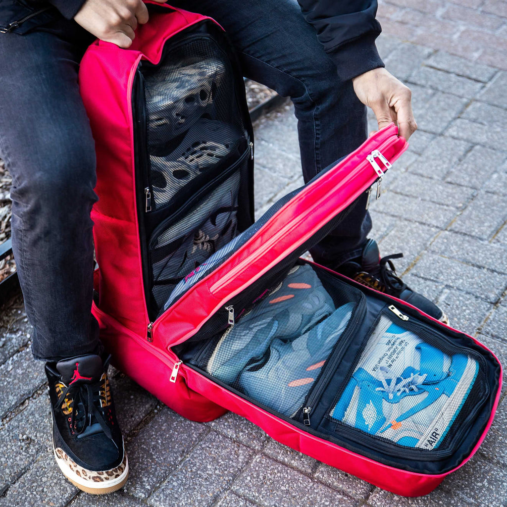 Red Polyester Carry-On Patented Backpack (Only 300 Made)