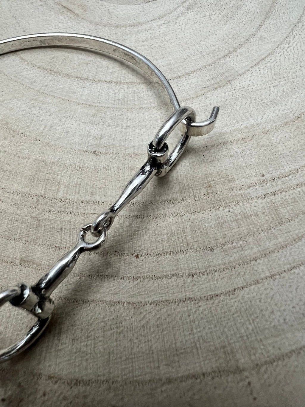 Western Snaffle Bit Easy Clasp Bracelet