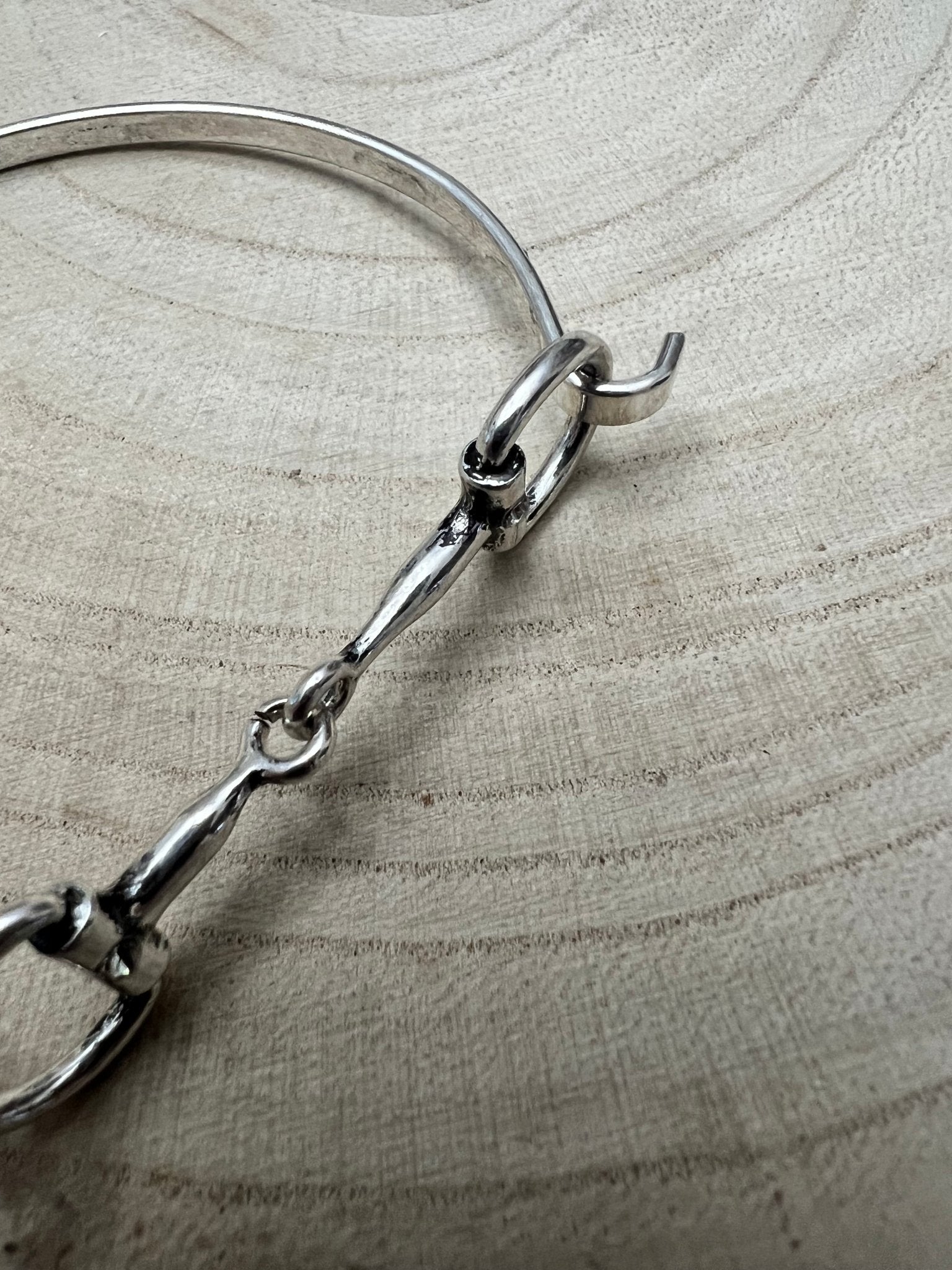 Western Snaffle Bit Easy Clasp Bracelet